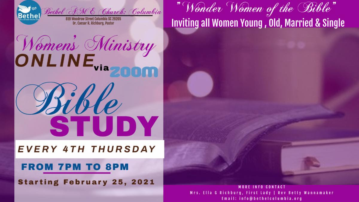 Women's Ministry Bible Study (Monthly)