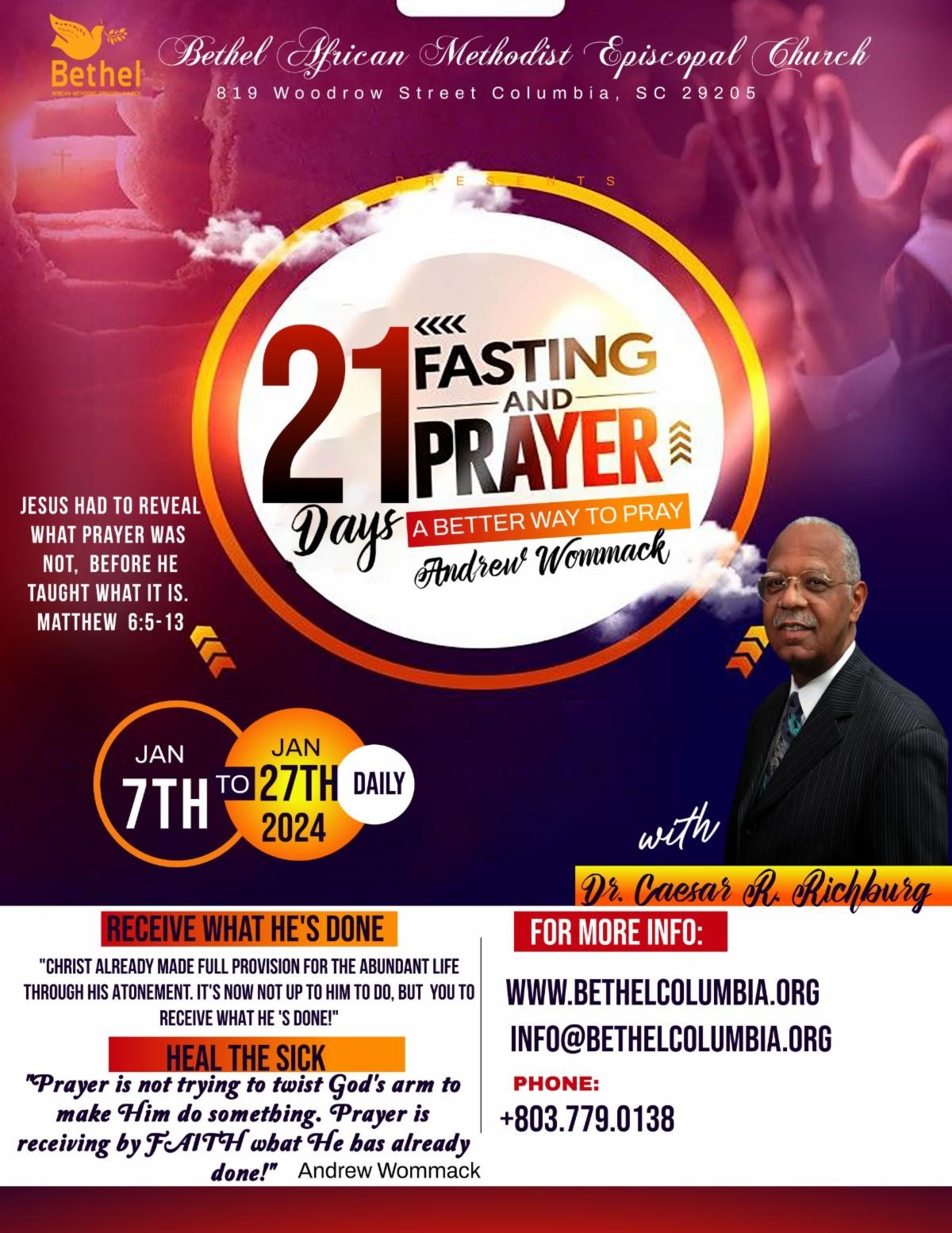 21Day Prayer | Bethel AME Church