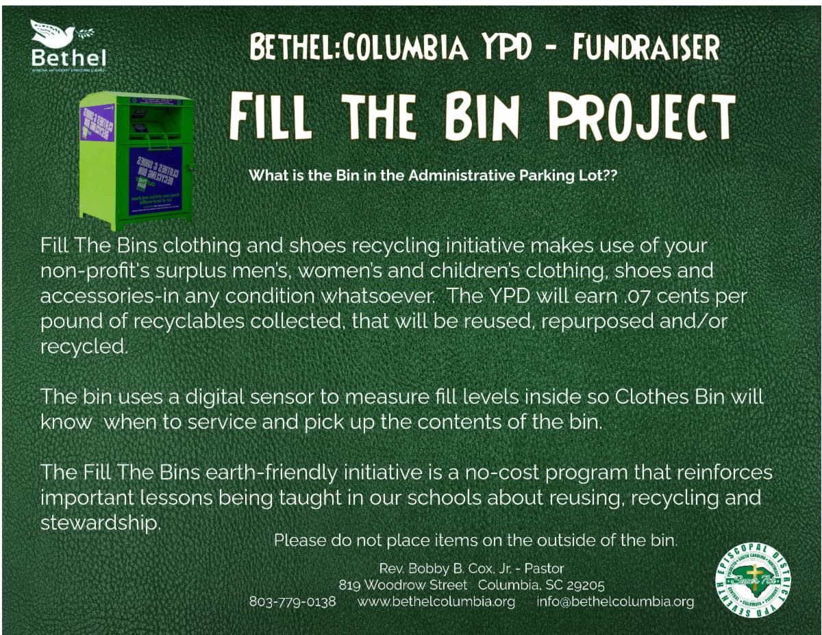 Columbia YPD's Fill the Bin Project
